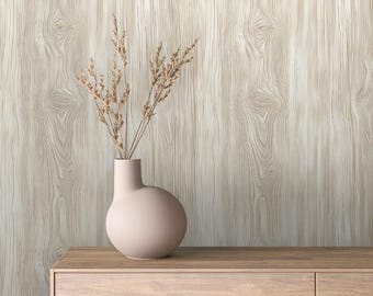 Pale Wood Peel and Stick Wallpaper: Removable HD Styles