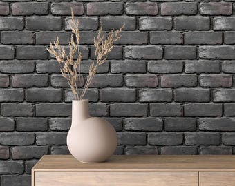Urban Brick Peel and Stick Wallpaper: Removable HD Styles