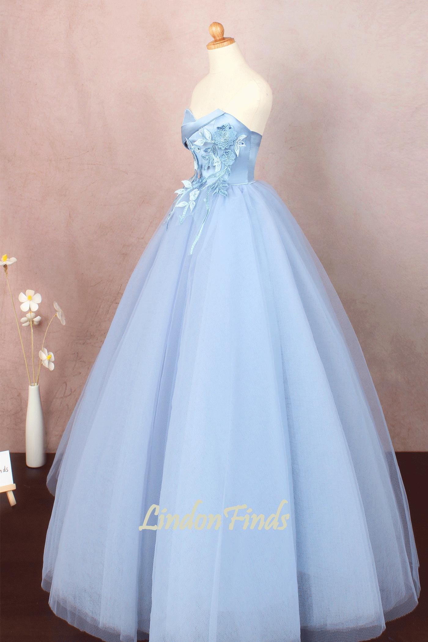 cornflower blue dress formal Maija Women's Elegant Cornflower Blue Deep V Sleeveless Dress,Solid Color Crystal Decor Summer Party Dress,Formal Wedding Guest Dress,Festival Outfit