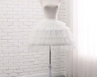 Jupe cerceau en dentelle ivoire,Plus Taille Underskirt Rockabilly Tutu,Jupons Lady Girls,Jupons Mariage Nuptiale