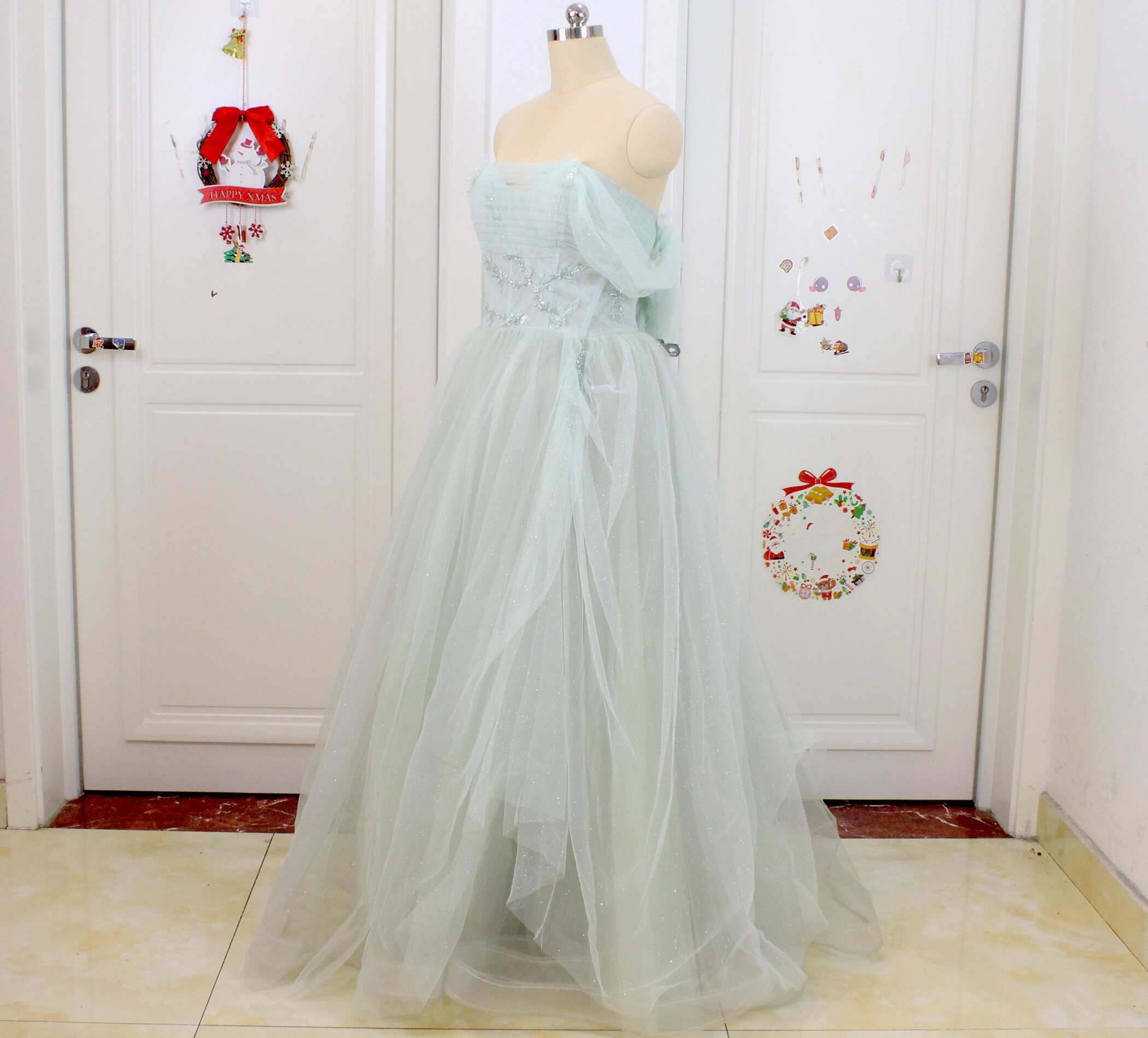 sage green off the shoulder prom dress Mermaid Sage Green Prom Dresses Dress Lace Off Shoulder – Lisposa