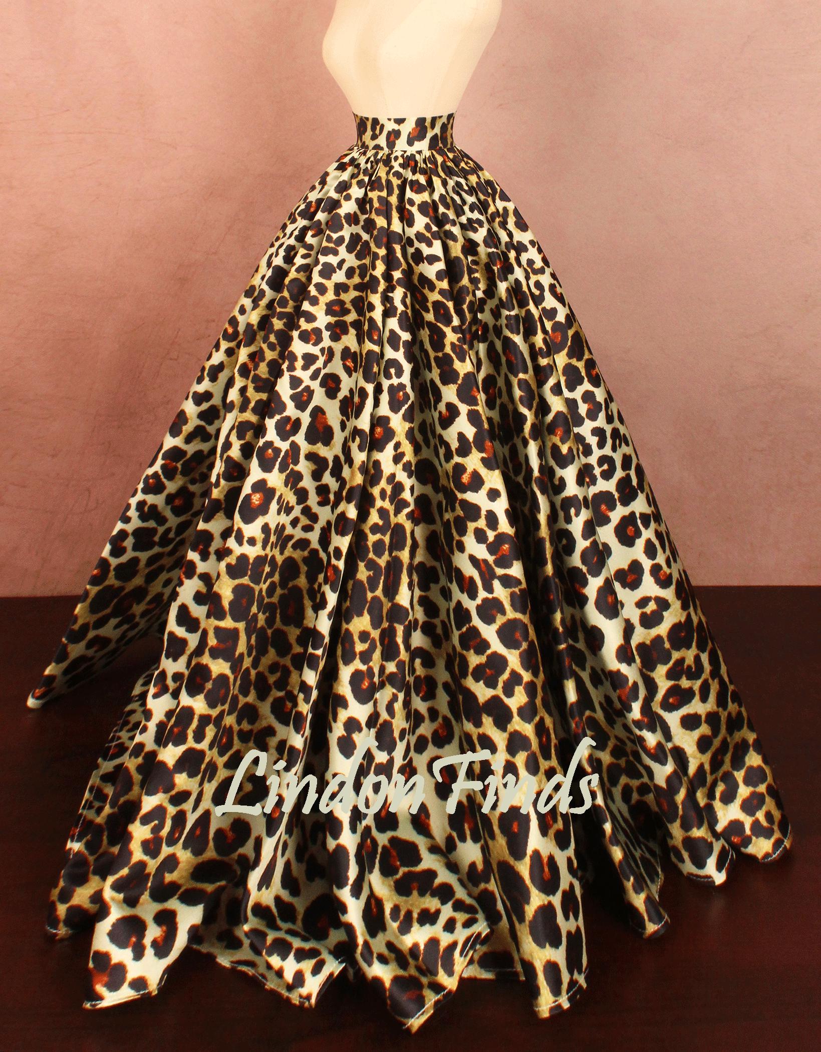 Long Leopard Skirt