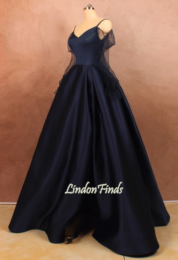 chinese dress ladies Duntery High Slit Pleated Stretch Satin Gown, Ivory main image 0