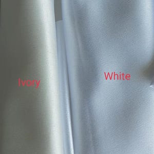 Elfenbein Satin Hochzeit Rock, handgemachte volle Braut Abschlussball Röcke Bild 6