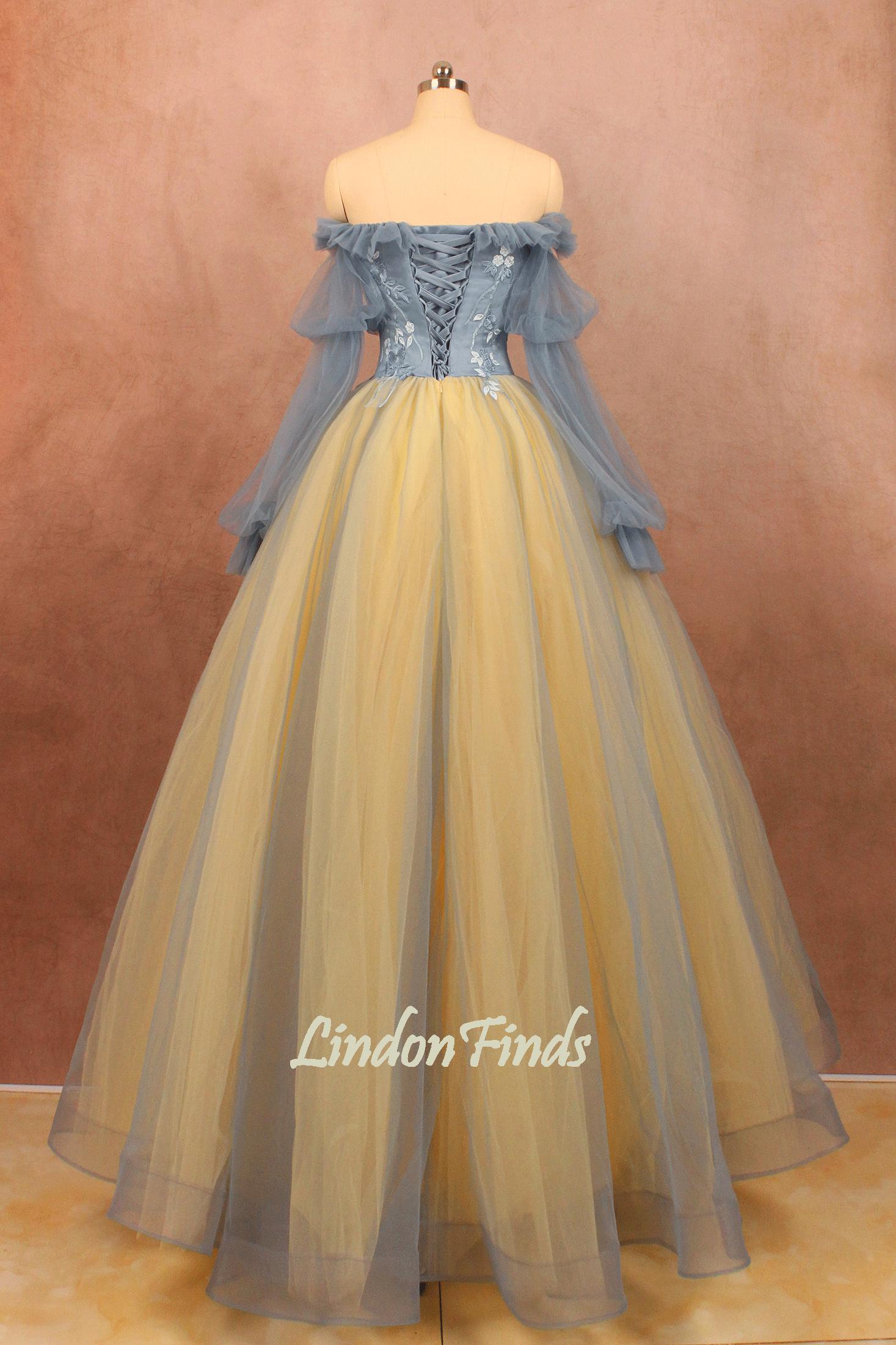 yellow and blue prom dresses Jovani 26130 Sleeveless Sequins Prom Dress