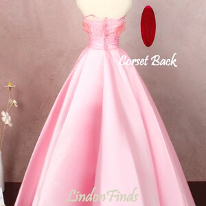Pink Applique Prom Dress Lace Evening Dress,Party Dress main image 1