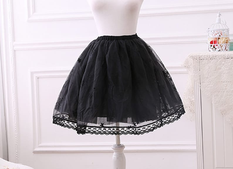 White or Black Short Petticoats2021 Women Underskirt For Wedding DressProm Crinoline Underskirt Czarny