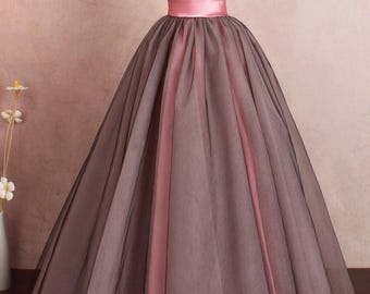 Off the shoulder tulle ball gown 3D flower prom dress,Elegant formal dress
