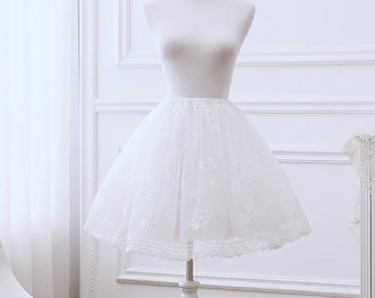 White or Black Short Petticoats，2021 Women Underskirt For Wedding Dress，Prom Crinoline Underskirt