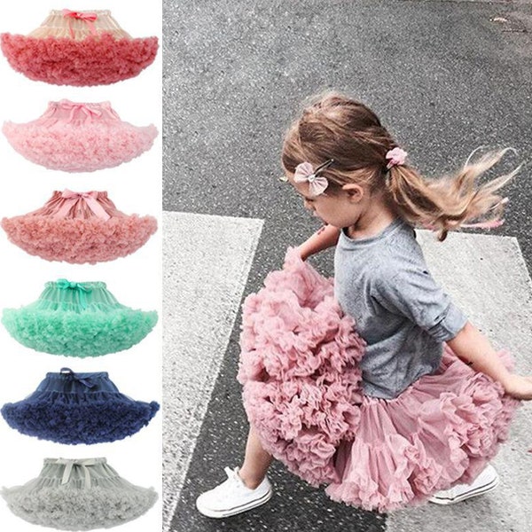 Girls Tulle Petticoat,pink tutu Skirt,Girls Vintage Petticoat,Baby girl costume,Princess Dress