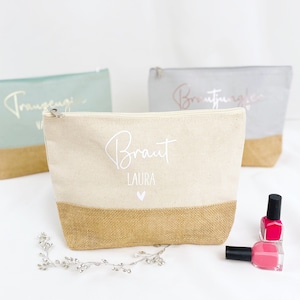 Brauttasche, Geschenk Braut JGA, Junggesellinnenabschied Trauzeugin, Braufjunger, Notfalltasche Braut, Handtasche, Brauthandtasche