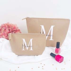 Kosmetiktasche personalisiert,  Kulturtasche, Geschenk Freundin Geburtstag, Weihnachtsgeschenk, Kulturbeutel Damen, Geburtstagsgeschenk Frau