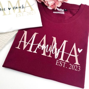Mama Geschenk Muttertag Shirt, Muttertagsgeschenk Mom TShirt, Geburtstagsgeschenk T-Shirt, Geschenkidee Muttertag, Mama Geburtstag Bild 5