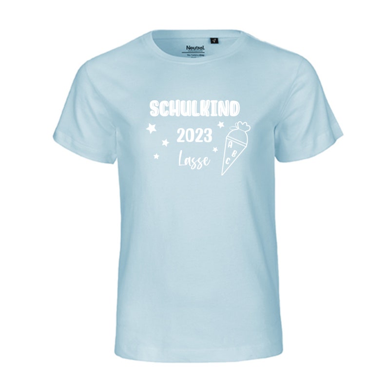 Schulkind 2024 T-Shirt, Geschenk Einschulung Tshirt, Shirt Schulanfang erste Klasse, Geschenkidee erster Schultag Junge, Schulstart Mädchen image 2