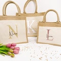 Jutetasche personalisiert Tasche, personalisiertes Geschenk Valentinstag, Geburtstagsgeschenk Freundin, Jungesellenabschied Frau, JGA product logo
