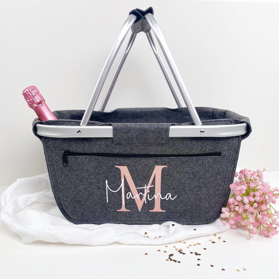 Shopping Basket Personalized Personalized Gift Best Friend Basket