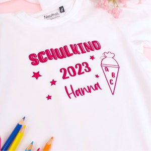 Schulkind 2024 T-Shirt, Geschenk Einschulung Tshirt, Shirt Schulanfang erste Klasse, Geschenkidee erster Schultag Junge, Schulstart Mädchen image 4