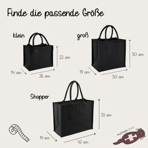 Jutetasche personalisiert Tasche, personalisiertes Geschenk, Geburtstagsgeschenk Freundin, Jungesellenabschied Frau, JGA, Brautparty imagen 8