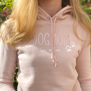 Hunde Mama Hoodie Pullover Dog Mom Geschenk Geburtstag Dogmom Sweatshirt Hundebesitzer, Hundemama, Hundeliebhaber Hund Bild 3