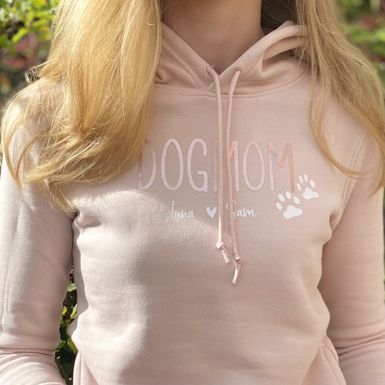 Hunde Mama Hoodie Pullover Dog Mom Geschenk Geburtstag Dogmom Sweatshirt Hundebesitzer, Hundemama, Hundeliebhaber Hund Bild 3