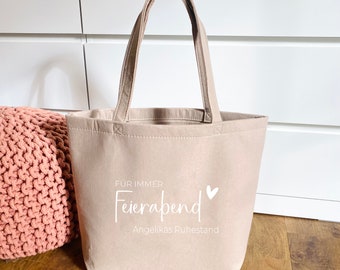 Ruhestandsgeschenk Für Frauen – Reißverschluss-Make-up-Tasche, Bedruckt, Beige, 25x20 Cm