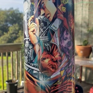 20oz Anime Tumbler, Anime Cup, Manga Panel Tumbler, Shounen Anime Tumbler