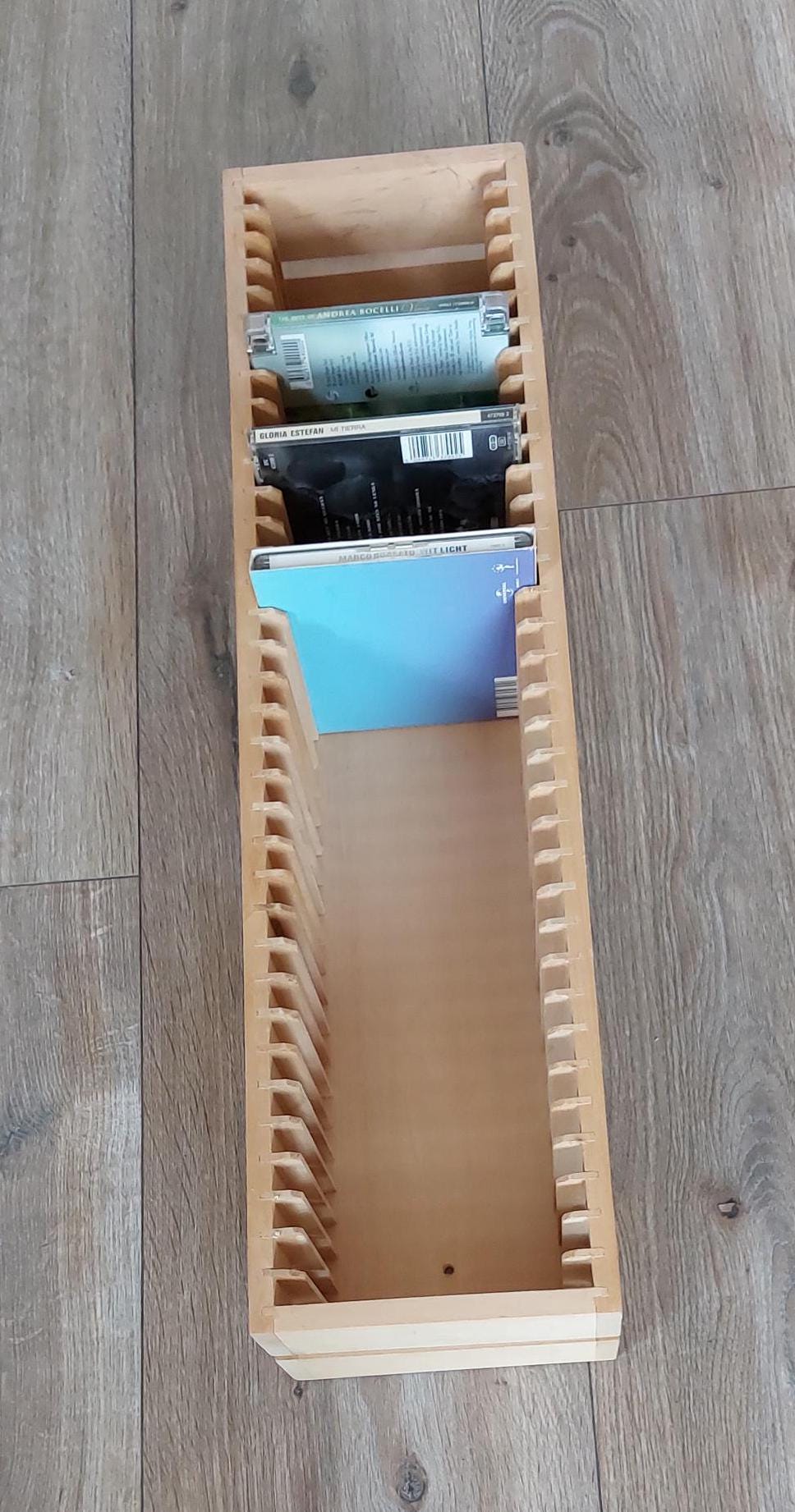 Vintage 80s - Ikea Boalt CD Rack, Wooden Storage Rack, Storage