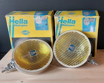 Oldtimer Set Hella Fog Lights, type 170 - Rally VW - Opel - BMW - Volvo