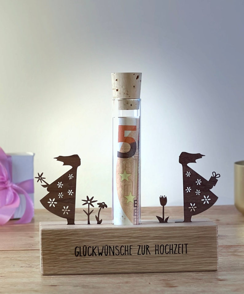 Gutschein für Hochzeit, Geschenkset Hochzeit, Geldgeschenk, Hochzeitsgeschenk, Brautpaar, Frau und Frau