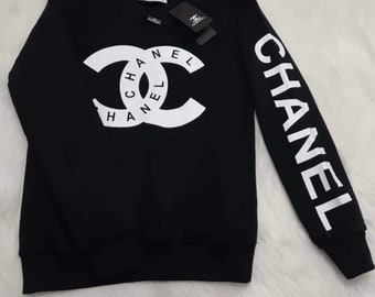 chanel logo hoodie