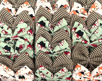 Autumn Bow Ties For Dogs | BOX OF 25 | Dog Groomer Bows | Bow Ties