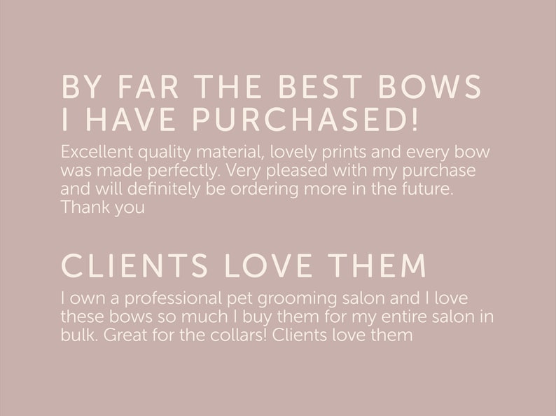 bows for dog groomers
