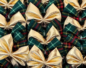 Christmas Bow Ties For Dogs | BOX OF 25 | Dog Groomer Bows | Xmas Bow Ties | Collar Bows | Cute Christmas Bows For Dogs | Dog Grooming