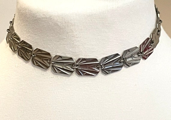 Vintage true Art Deco Jakob Bengel machine age silver… - Gem