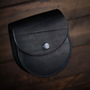 Multi purpose belt loop pouch. Handmade leather. Free personalised engraving. Hand stitched
