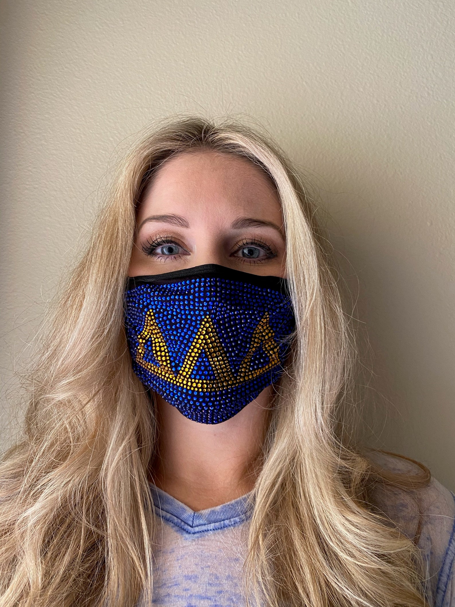 Delta Delta Delta Bling Face Mask Sororité TriDelt Masques Etsy