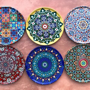Handmade Colorful Personalized Coaster-Mother/'s Day Gift Home Decor-Gift for friend-foodie-Personality-Funky Coaster Indian Fusion Coaster
