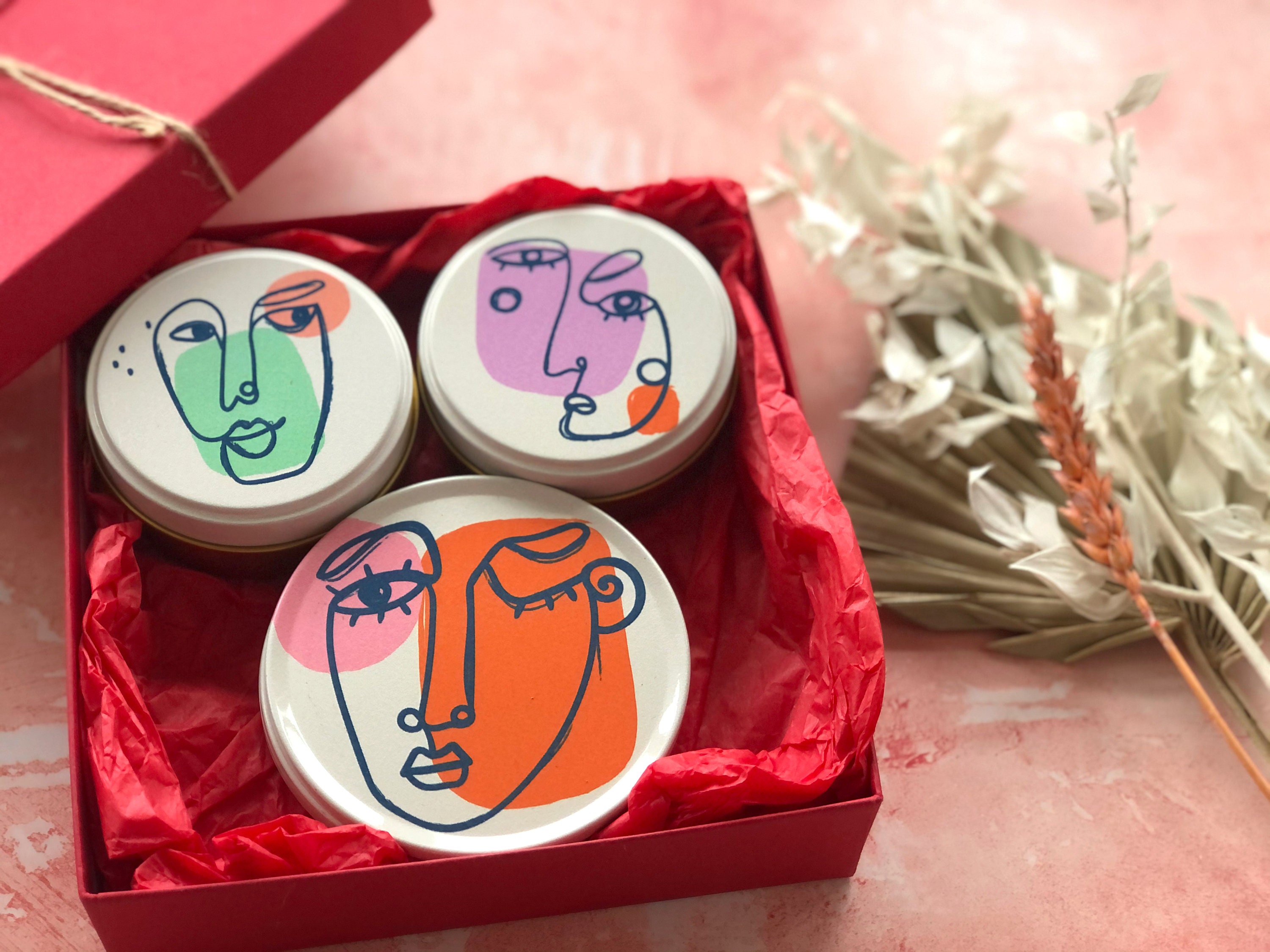 Set of 4 Scented Soy Candles Handmade Soy Wax Candles Etsy