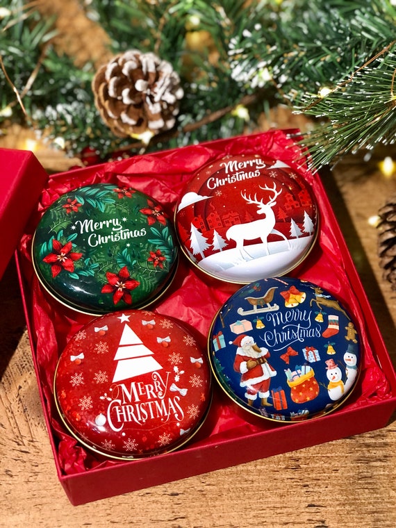 Set 4 Candele Profumate In Cera Di Soia - Aromi Lavanda, Pera E Fresia, Rosa, Limone E Menta, Per Aromaterapia E Regalo