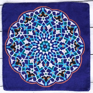 Turkish/Persian/Moroccan Style Placemats Set of 2, 4, 6|Table Mats|Placemats and Coasters Set|Housewarming Gift