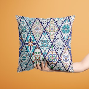 Mediterranean Style Cushion Covers | Colourful Cushion Covers | Decorative Pillow Covers | Boho Decorative Cushion Cover | Housewarming Gift