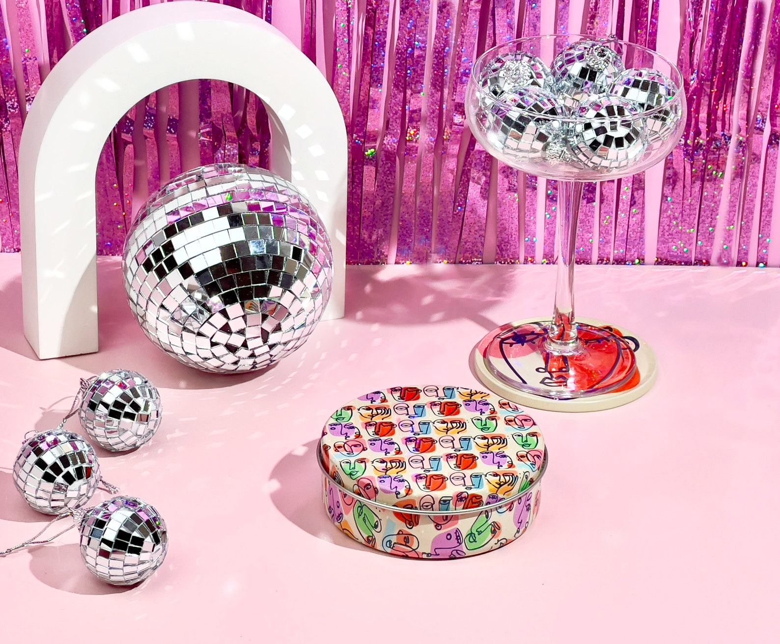 Coasters Unique Coaster Set Abstract Faces Art Coasters Etsy