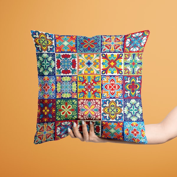 Mediterranean Style Cushion Covers | Colourful Cushion Covers | Decorative Pillow Covers | Boho Decorative Cushion Cover | Housewarming Gift