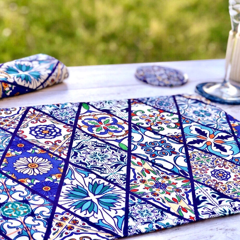 Placemats and Coasters Set - Etsy