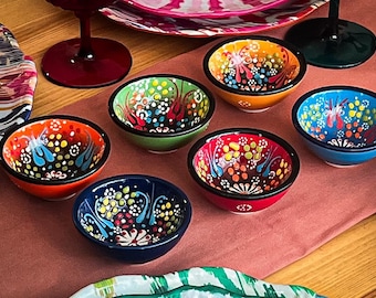 Handmade Set of 3 Tapas Snack Bowls with Gift Box / Perfect Christmas Gift for Her / Home Gift/ Birthday Gift/ Housewarming Gifts