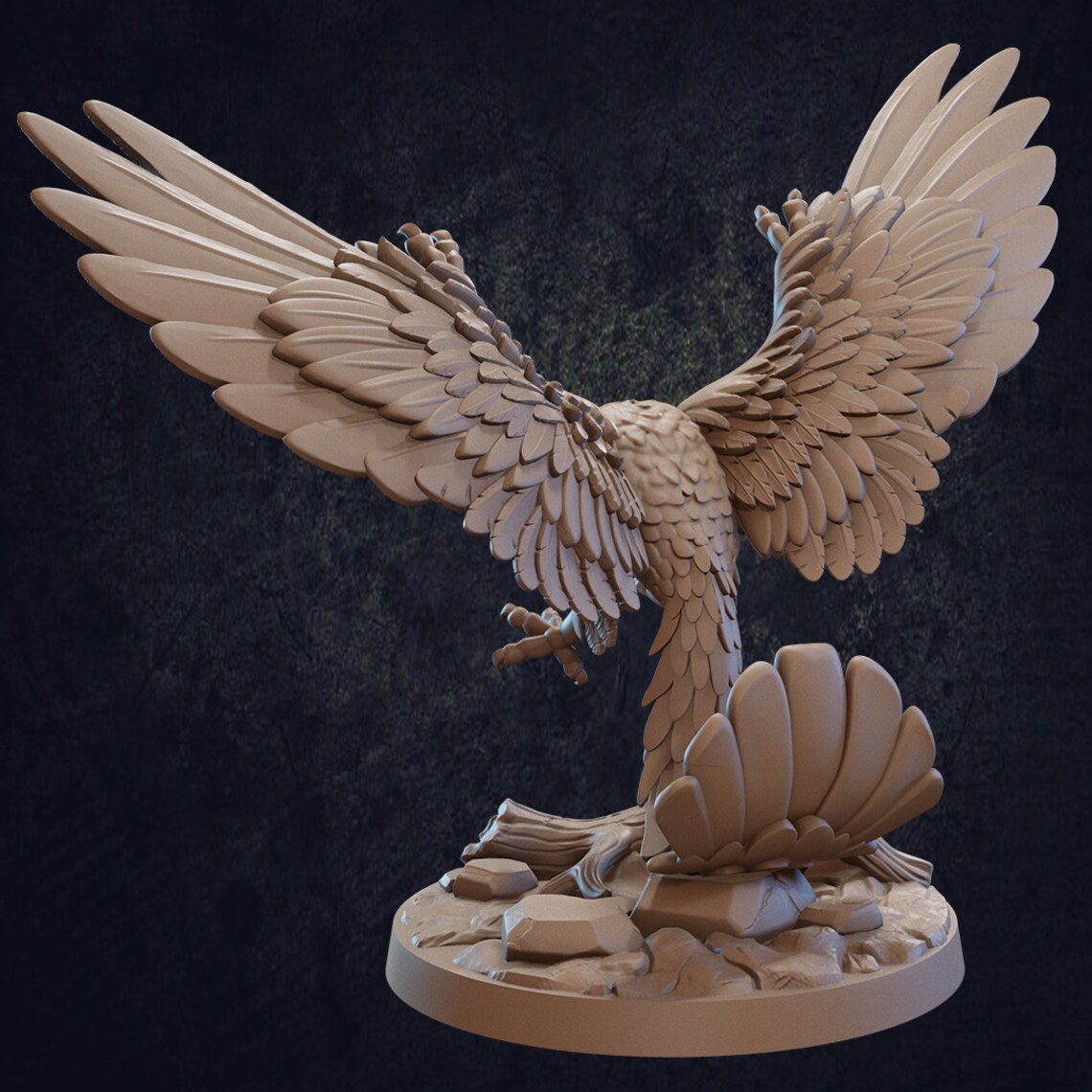 Giant Eagle Miniature Monster Tabletop Figurine Display | Etsy