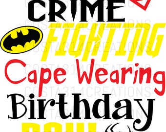 Download Superhero Birthday Svg Etsy