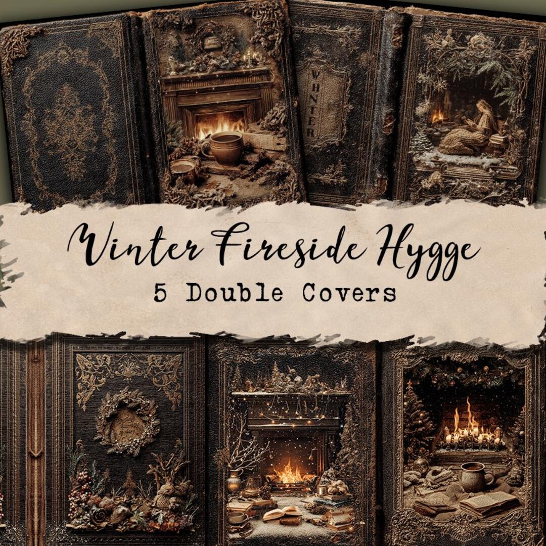 Winter Fireside Hygge Junk Journal Kit | Cozy Printable Journal Pages ...