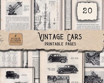 100 Vintage Paper Printables | Ephemera for Junk Journals, Scrapbooking ...