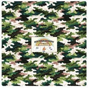 Camoflauge Seamless Pattern, Digital Paper for Crafting, Scrapbooking, Camo Background, Unique Designs